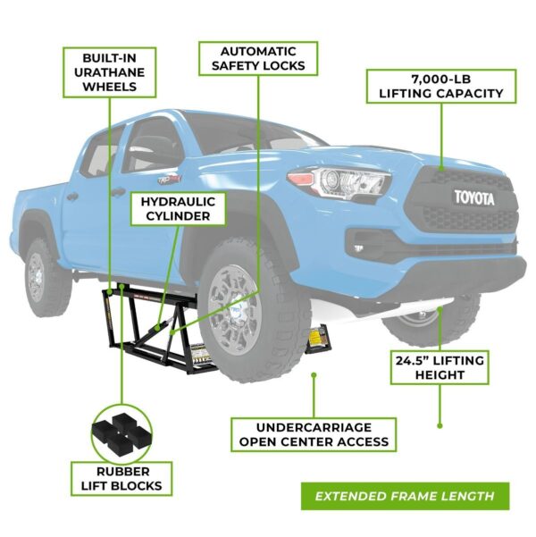 QuickJack 7000TLX Extended Portable Car Lift - Image 5