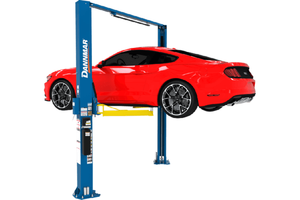 DANNMAR D2-10A ASYMMETRIC 10,000 LB. CAPACITY ALI CERTIFIED TWO-POST LIFT